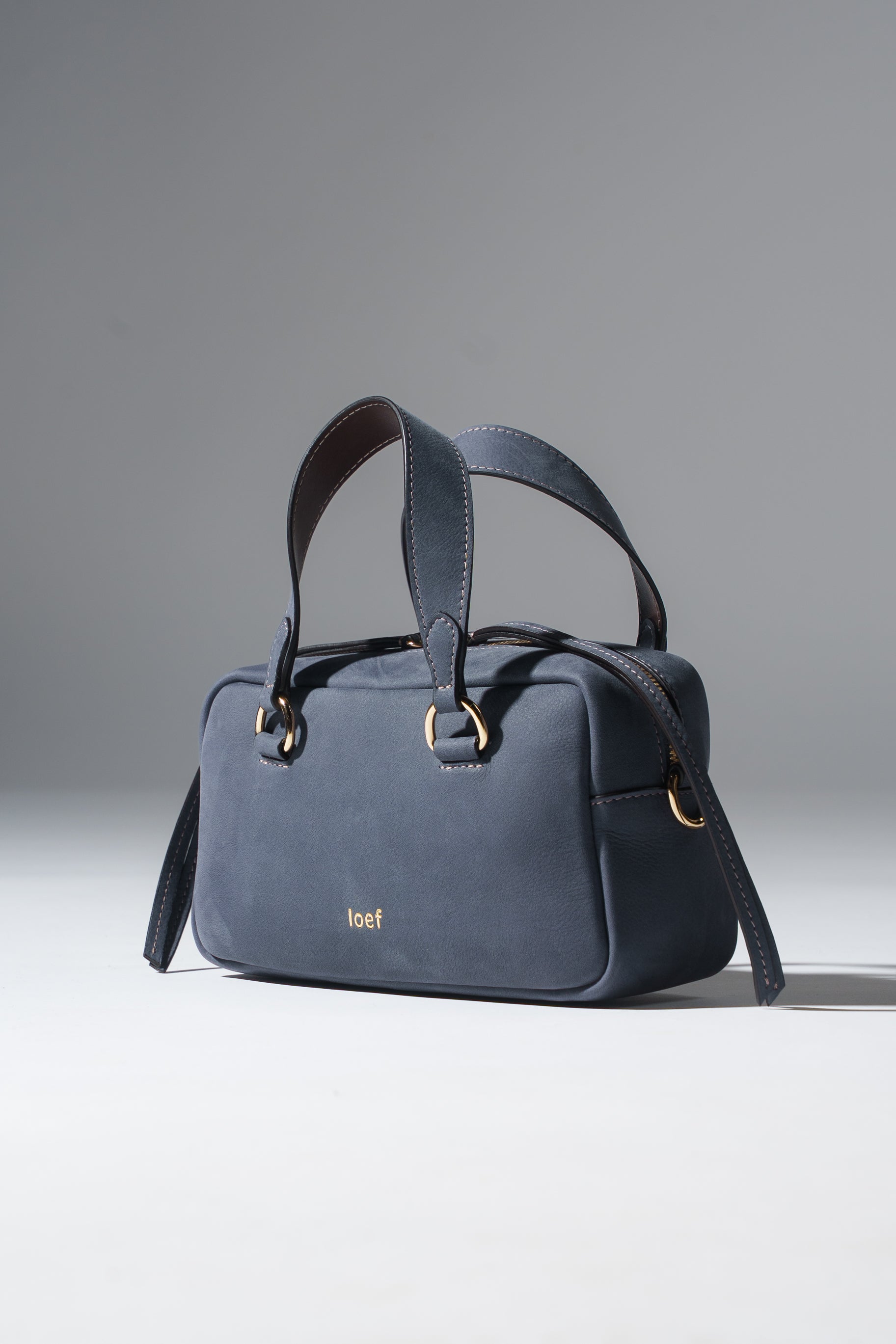 SOFT MINI MODRA, NUBUK